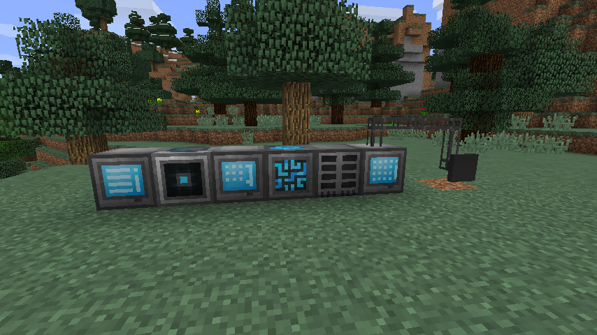 In-world screenshot of some blocks in v1.1.0
