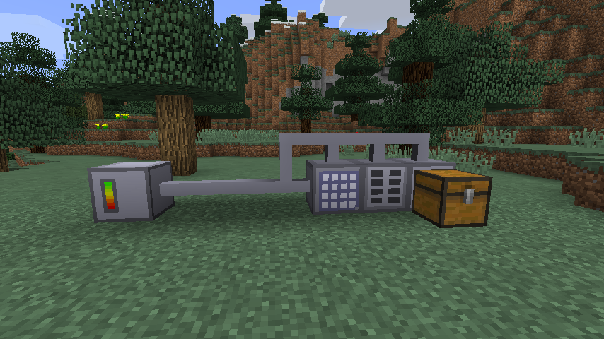 In-world screenshot of some blocks in v0.3
