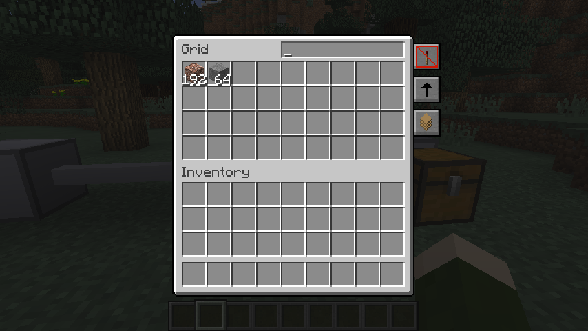 Screenshot of the Grid UI in v0.3