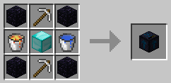 The crafting recipe of the pump